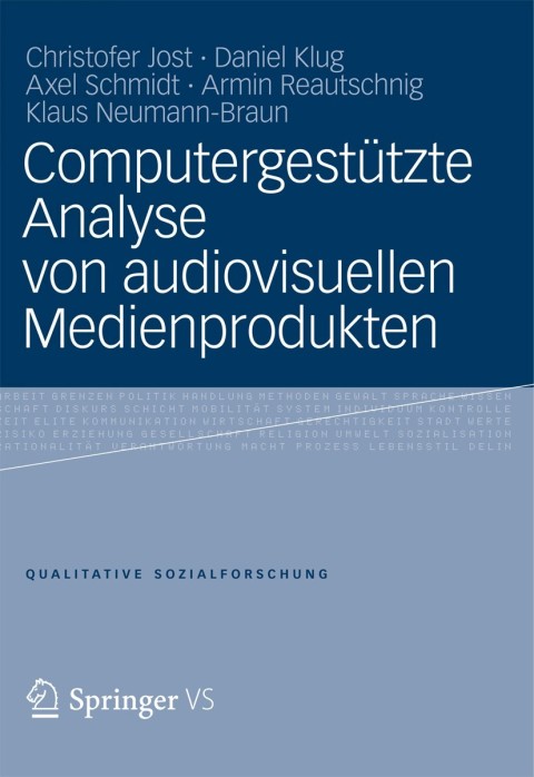 Cover image for book Computergestützte Analyse von audiovisuellen Medienprodukten