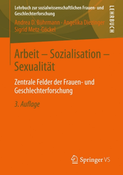 Cover image for book Arbeit - Sozialisation - Sexualität