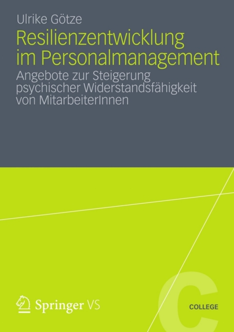 Cover image for book Resilienzentwicklung im Personalmanagement