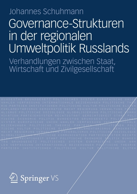 Cover image for book Governance-Strukturen in der regionalen Umweltpolitik Russlands