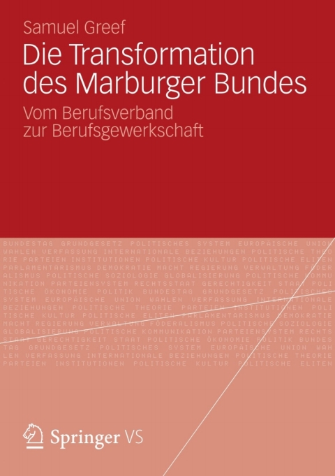 Cover image for book Die Transformation des Marburger Bundes