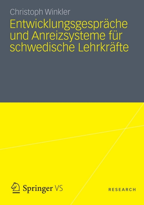 Cover image for book Entwicklungsgespräche und Anreizsysteme für schwedische Lehrkräfte