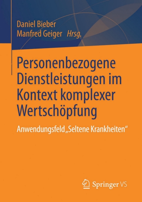 Cover image for book Personenbezogene Dienstleistungen im Kontext komplexer Wertschöpfung