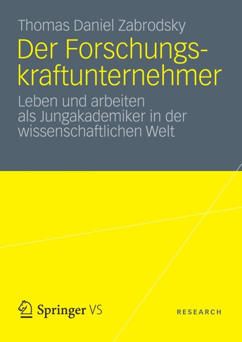 Cover image for book Der Forschungskraftunternehmer