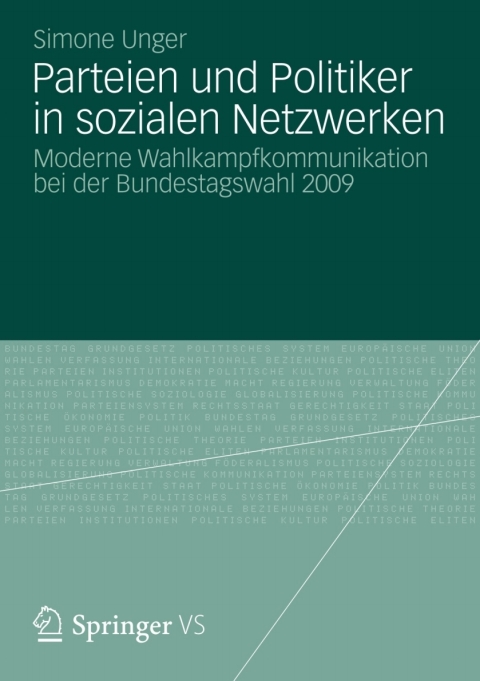 Cover image for book Parteien und Politiker in sozialen Netzwerken