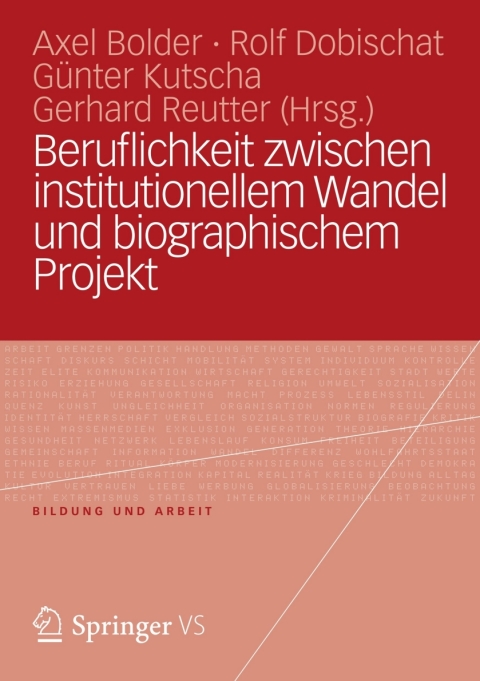 Cover image for book Beruflichkeit zwischen institutionellem Wandel und biographischem Projekt