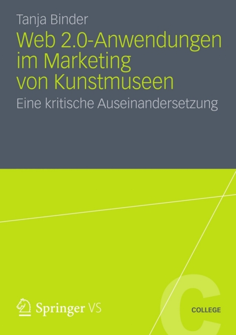 Cover image for book Web 2.0-Anwendungen im Marketing von Kunstmuseen