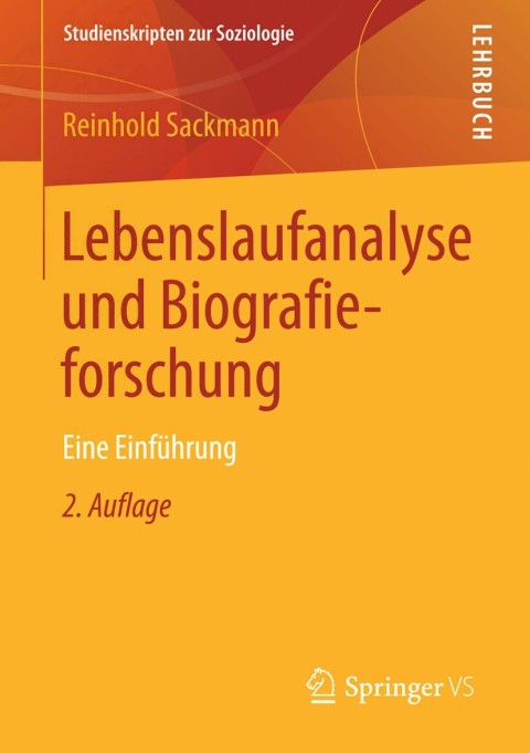 Cover image for book Lebenslaufanalyse und Biografieforschung