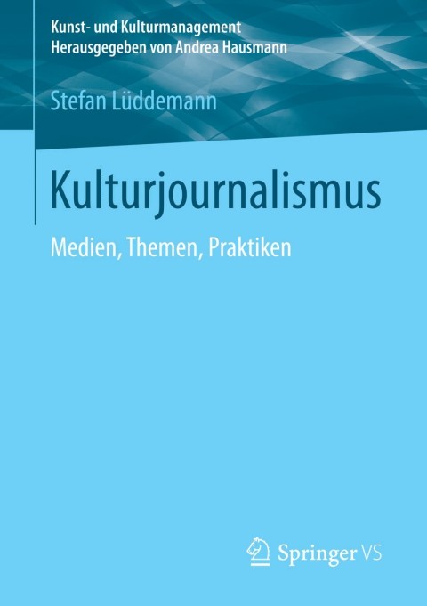 Cover image for book Kulturjournalismus