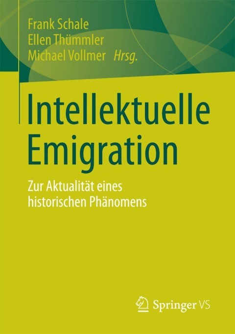Cover image for book Intellektuelle Emigration