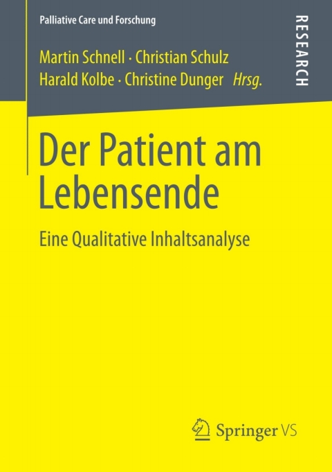 Cover image for book Der Patient am Lebensende
