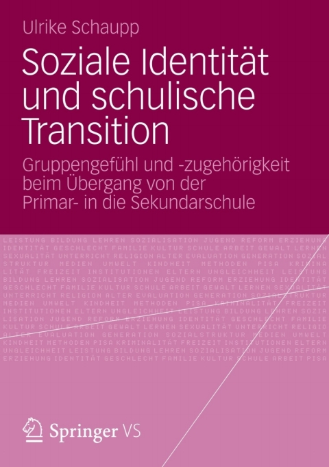 Cover image for book Soziale Identität und schulische Transition