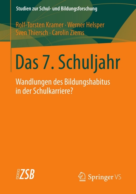 Cover image for book Das 7. Schuljahr