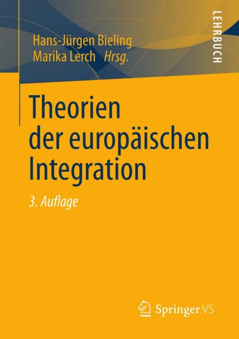 Cover image for book Theorien der europäischen Integration