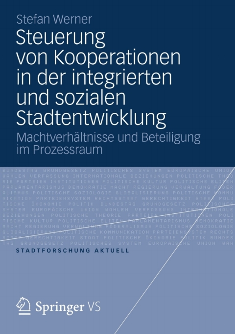 Cover image for book Steuerung von Kooperationen in der integrierten und sozialen Stadtentwicklung