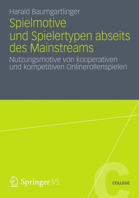 Cover image for book Spielmotive und Spielertypen abseits des Mainstreams