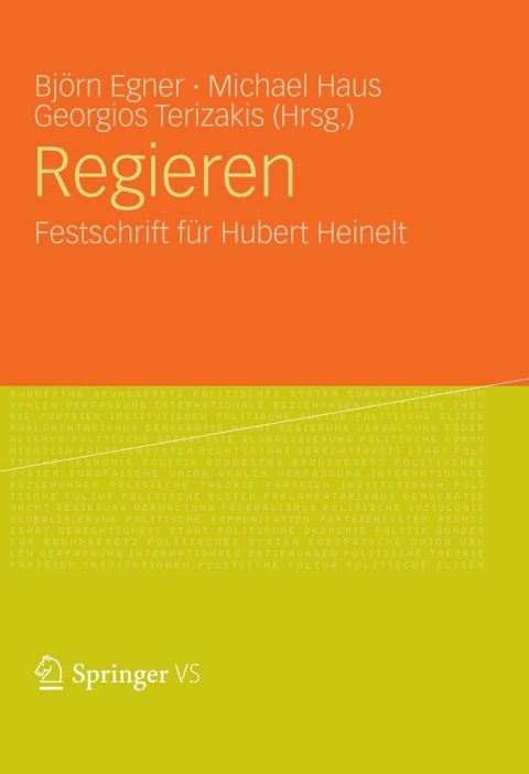Cover image for book Regieren