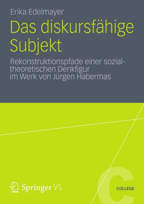 Cover image for book Das diskursfähige Subjekt