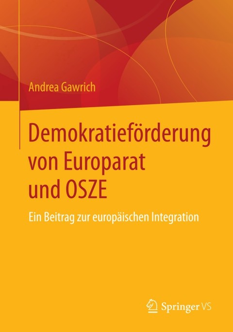 Cover image for book Demokratieförderung von Europarat und OSZE