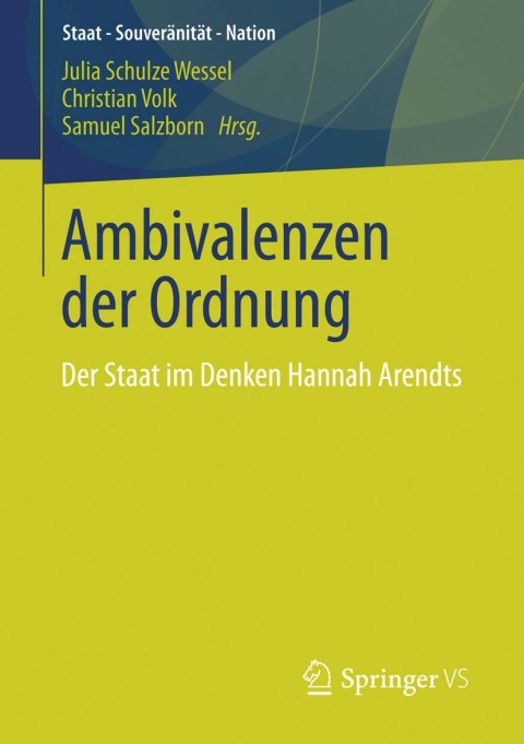 Cover image for book Ambivalenzen der Ordnung