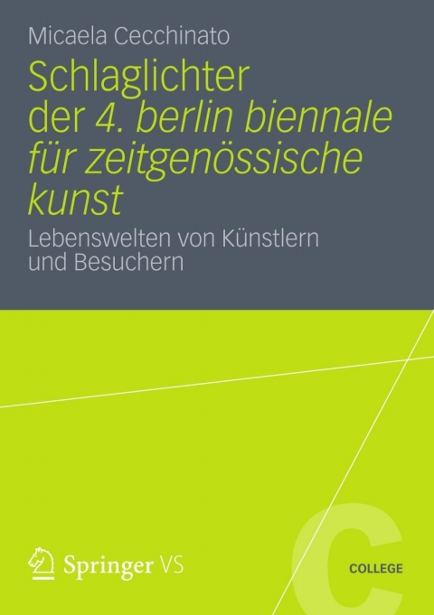 Cover image for book Schlaglichter der 4. Berlin Biennale für zeitgenössische Kunst