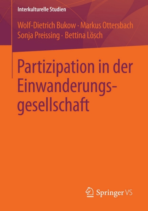 Cover image for book Partizipation in der Einwanderungsgesellschaft