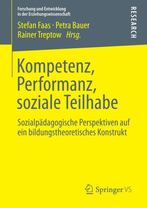 Cover image for book Kompetenz, Performanz, soziale Teilhabe