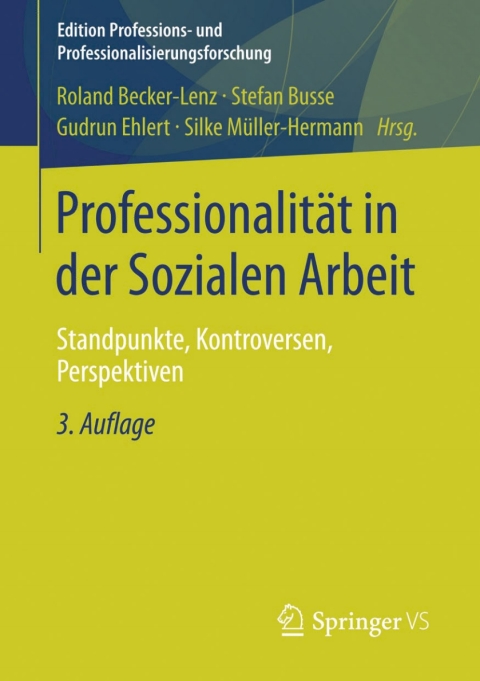 Cover image for book Professionalität in der Sozialen Arbeit