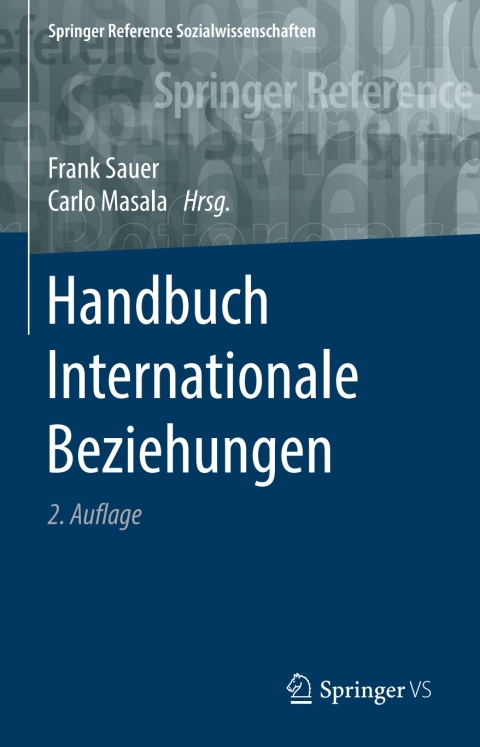 Cover image for book Handbuch Internationale Beziehungen