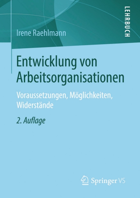 Cover image for book Entwicklung von Arbeitsorganisationen