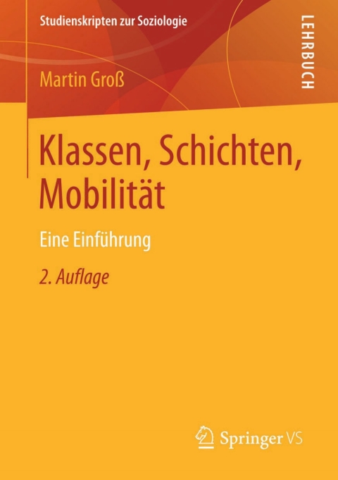 Cover image for book Klassen, Schichten, Mobilität