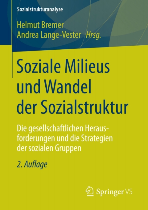 Cover image for book Soziale Milieus und Wandel der Sozialstruktur
