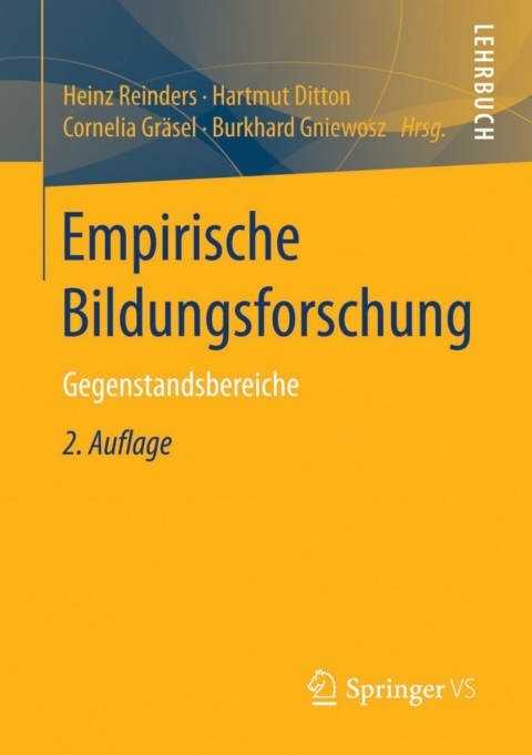 Cover image for book Empirische Bildungsforschung