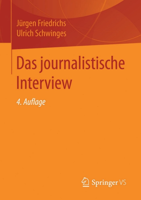 Cover image for book Das journalistische Interview