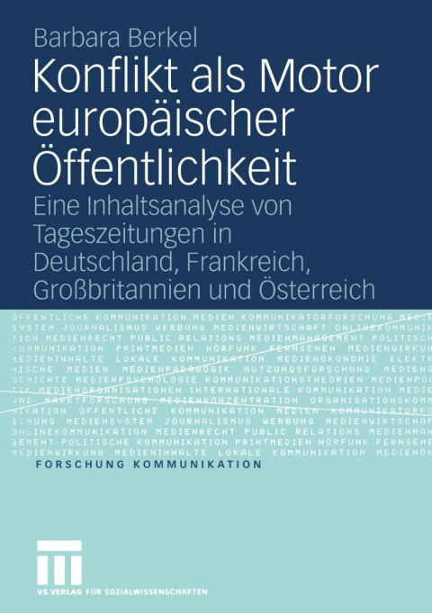 Cover image for book Konflikt als Motor europäischer Öffentlichkeit