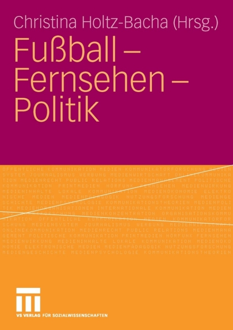 Cover image for book Fußball - Fernsehen - Politik
