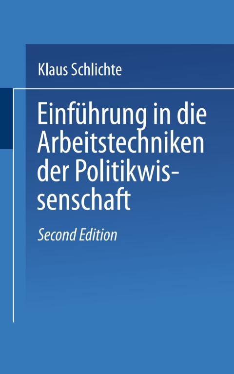 EinfÃ¼hrung in die Arbeitstechniken der Politikwissenschaft 