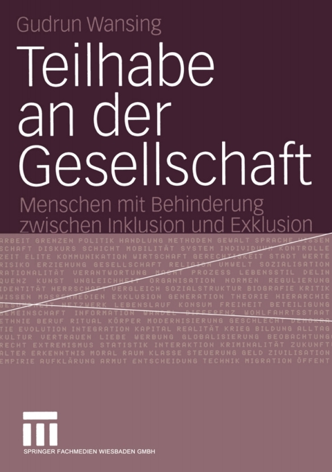 Cover image for book Teilhabe an der Gesellschaft