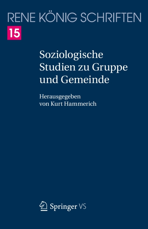 Cover image for book Soziologische Studien zu Gruppe und Gemeinde