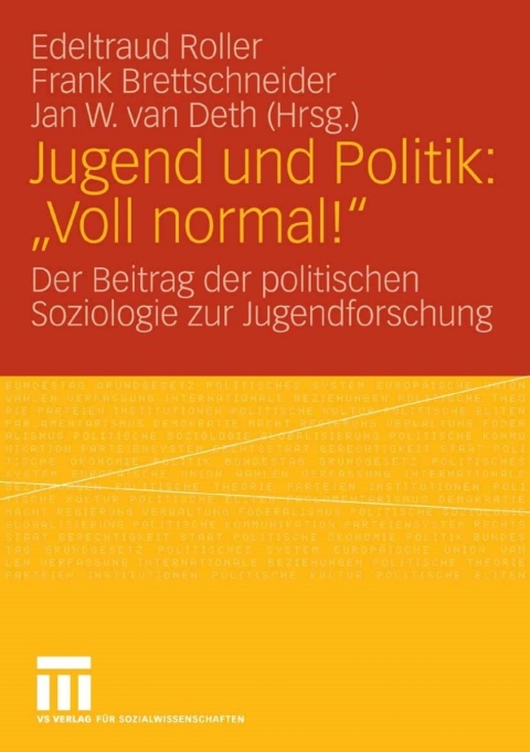 Cover image for book Jugend und Politik: "Voll normal!"
