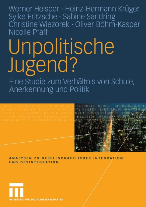 Cover image for book Unpolitische Jugend?