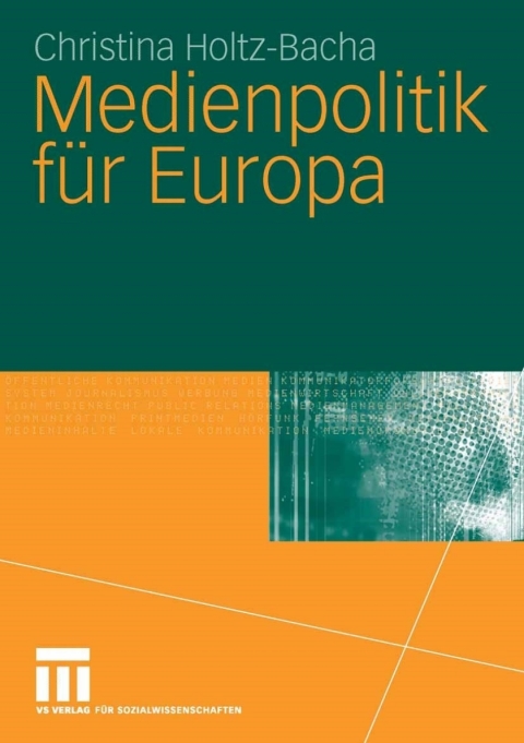 Cover image for book Medienpolitik für Europa