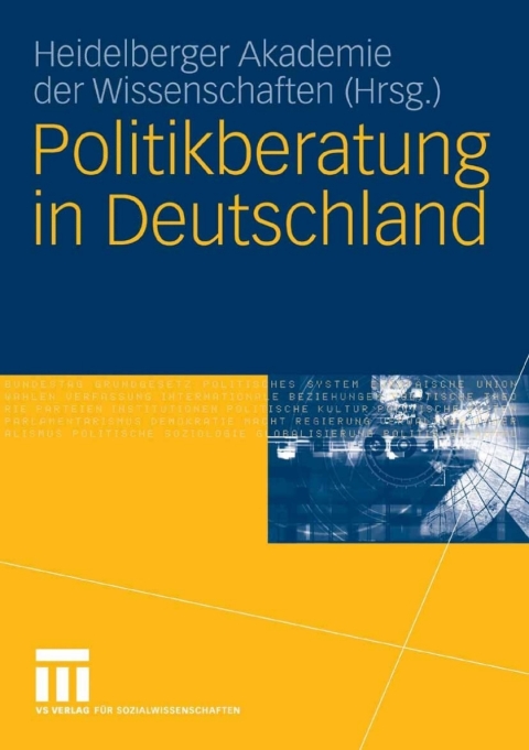 Cover image for book Politikberatung in Deutschland