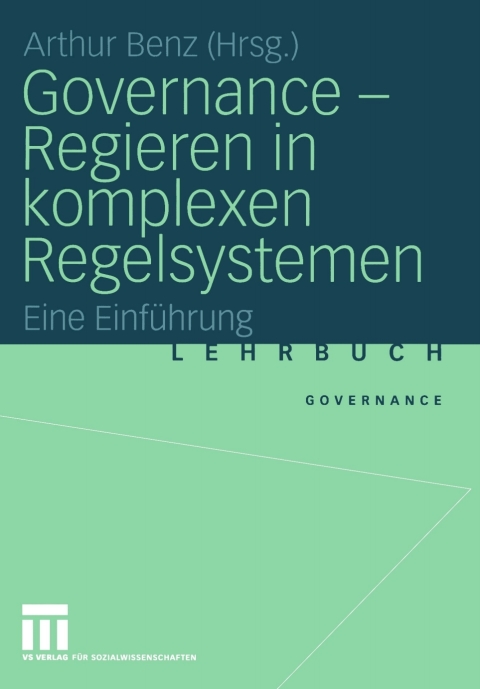 Cover image for book Governance - Regieren in komplexen Regelsystemen