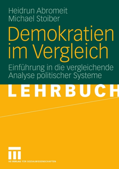 Cover image for book Demokratien im Vergleich
