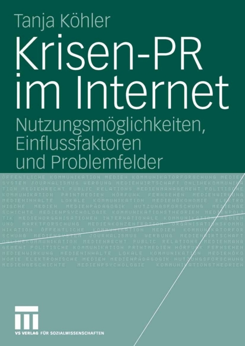 Cover image for book Krisen-PR im Internet