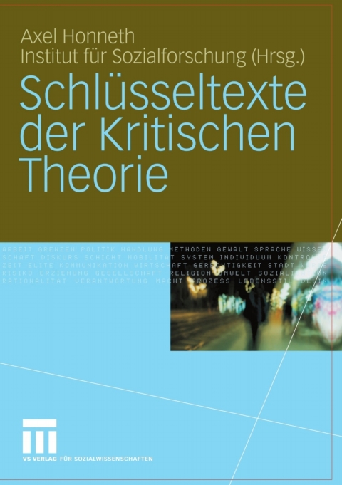 Cover image for book Schlüsseltexte der Kritischen Theorie