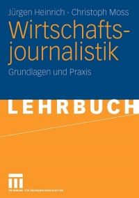 Cover image: Wirtschaftsjournalistik 9783531142098