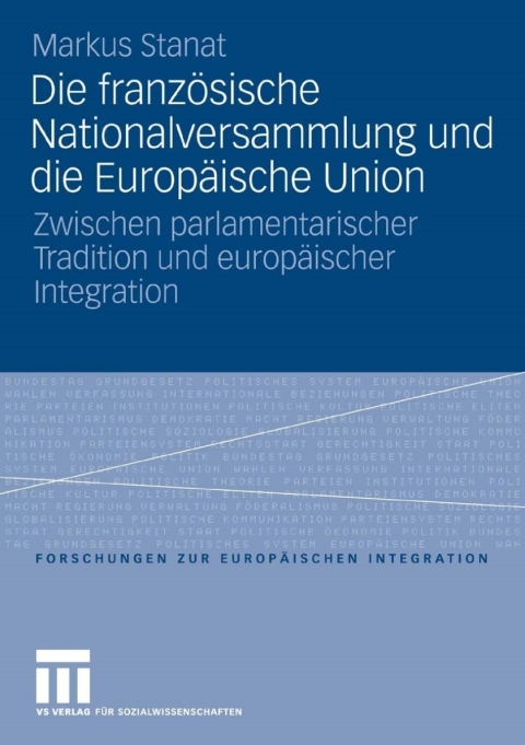 Cover image for book Die französische Nationalversammlung und die Europäische Union