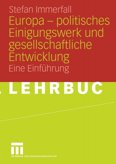 Cover image for book Europa - politisches Einigungswerk und gesellschaftliche Entwicklung